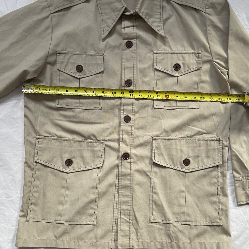 70's safari shirt - men's medium - Picture 2 of 6